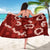 Mokihana Maile and Ilima Leis Sarong Ulaʻula Hawaiian Tapa Quilt Pattern - Polynesian Pride