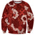 Mokihana Maile and Ilima Leis Sweatshirt Ulaʻula Hawaiian Tapa Quilt Pattern - Polynesian Pride