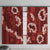 Mokihana Maile and Ilima Leis Window Curtain Ulaʻula Hawaiian Tapa Quilt Pattern - Polynesian Pride