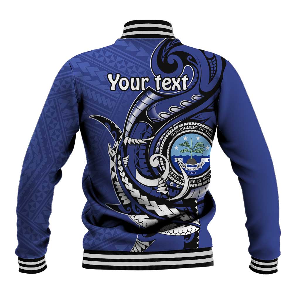 Personalized FSM 1986 Independence Day Baseball Jacket Polynesian Shark Tattoo Style LT9 - Polynesian Pride