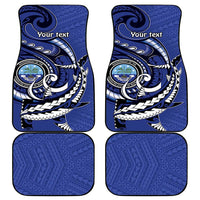 Personalized FSM 1986 Independence Day Car Mats Polynesian Shark Tattoo Style LT9 - Polynesian Pride
