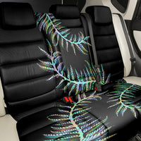 New Zealand Back Car Seat Cover Aotearoa Silver Fern Mixed Papua Shell Green Vibe