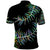 New Zealand Polo Shirt Aotearoa Silver Fern Mixed Papua Shell Green Vibe LT9 - Polynesian Pride