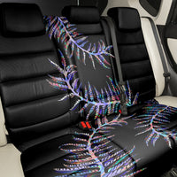 New Zealand Back Car Seat Cover Aotearoa Silver Fern Mixed Papua Shell Purple Vibe