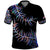 New Zealand Polo Shirt Aotearoa Silver Fern Mixed Papua Shell Purple Vibe LT9 Purple - Polynesian Pride