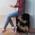 New Zealand Luggage Cover Aotearoa Silver Fern Mixed Papua Shell Red Vibe LT9 - Polynesian Pride