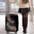 New Zealand Luggage Cover Aotearoa Silver Fern Mixed Papua Shell Red Vibe LT9 - Polynesian Pride
