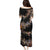 New Zealand Puletasi Aotearoa Silver Fern Mixed Papua Shell Red Vibe LT9 - Polynesian Pride