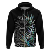 New Zealand Rugby Hoodie NZ Black Fern Champions History With Papua Shell LT9 - Polynesian Pride
