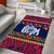 Personalised Guam Christmas Area Rug Felis Pusgua Santa Beach Polynesian Pattern LT9 - Polynesian Pride