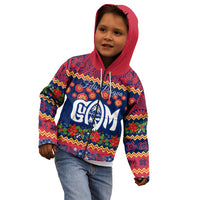 Personalised Guam Christmas Kid Hoodie Felis Pusgua Santa Beach Polynesian Pattern LT9 - Polynesian Pride