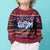 Personalised Guam Christmas Kid Ugly Christmas Sweater Felis Pusgua Santa Beach Polynesian Pattern LT9 - Polynesian Pride