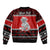 Personalised New Zealand Christmas Bomber Jacket Maori Tiki Meri Kirihimete LT9 - Polynesian Pride