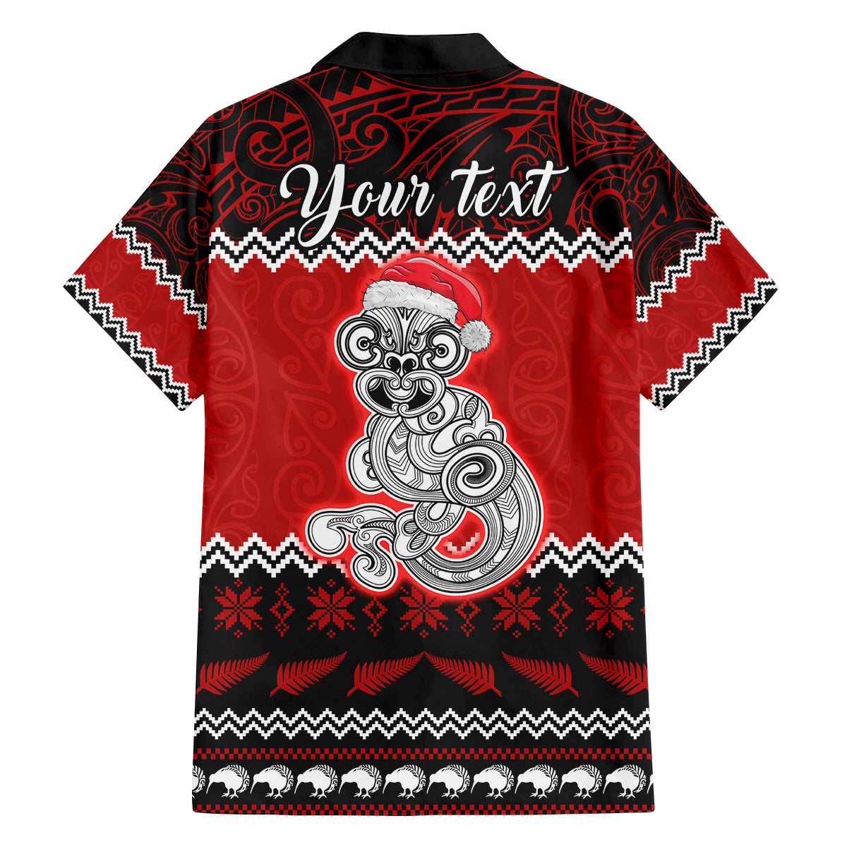 Personalised New Zealand Christmas Family Matching Puletasi Dress and Hawaiian Shirt Maori Tiki Meri Kirihimete LT9 - Polynesian Pride