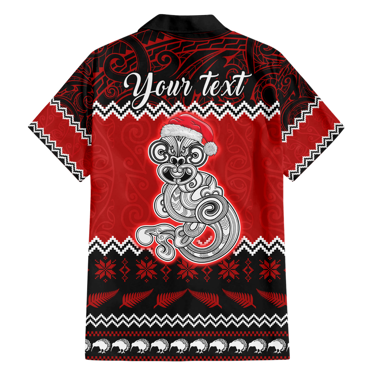 Personalised New Zealand Christmas Hawaiian Shirt Maori Tiki Meri Kirihimete LT9 - Polynesian Pride