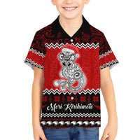 Personalised New Zealand Christmas Hawaiian Shirt Maori Tiki Meri Kirihimete LT9 - Polynesian Pride