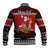 Personalised New Zealand Christmas Baseball Jacket Kiwi Santa Claus Maori Meri Kirihimete LT9 - Polynesian Pride
