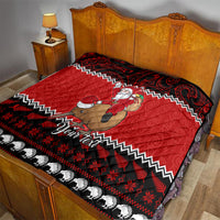 Personalised New Zealand Christmas Quilt Kiwi Santa Claus Maori Meri Kirihimete LT9 - Polynesian Pride