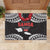 Samoa Black Saturday Rubber Doormat Samoa mo Samoa with Black Ula Fala