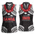 Samoa Black Saturday Women Sleeveless Polo Shirt Samoa mo Samoa with Black Ula Fala