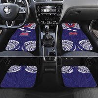 Samoa Black Saturday Car Mats Samoa mo Samoa with Blue Ula Fala
