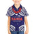 Samoa Black Saturday Kid Hawaiian Shirt Samoa mo Samoa with Blue Ula Fala
