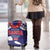 Samoa Black Saturday Luggage Cover Samoa mo Samoa with Blue Ula Fala