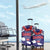 Samoa Black Saturday Luggage Cover Samoa mo Samoa with Blue Ula Fala