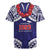 Samoa Black Saturday Rugby Jersey Samoa mo Samoa with Blue Ula Fala