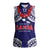Samoa Black Saturday Women Sleeveless Polo Shirt Samoa mo Samoa with Blue Ula Fala