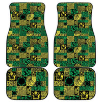 Cook Islands Mere Kiritimiti Car Mats Pacific Patchwork Xmas Vibes - Polynesian Pride