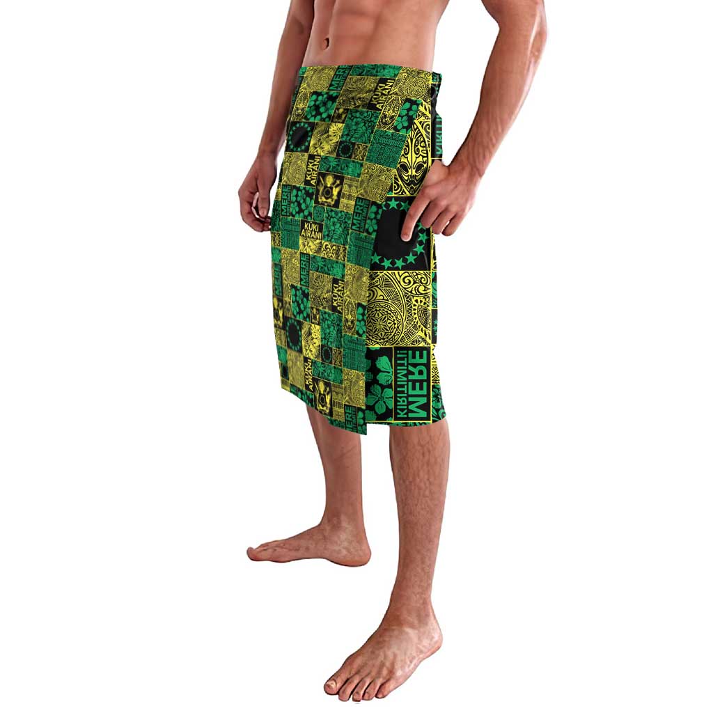 Cook Islands Mere Kiritimiti Lavalava Pacific Patchwork Xmas Vibes - Polynesian Pride