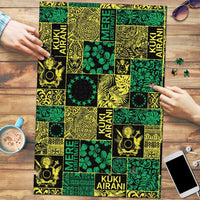 Cook Islands Mere Kiritimiti Puzzle Pacific Patchwork Xmas Vibes - Polynesian Pride