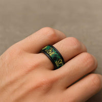 Cook Islands Mere Kiritimiti Spinner Ring Pacific Patchwork Xmas Vibes - Polynesian Pride