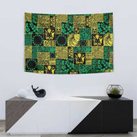 Cook Islands Mere Kiritimiti Tapestry Pacific Patchwork Xmas Vibes - Polynesian Pride
