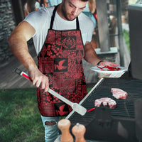 Black Tonga Kilisimasi Fiefia Apron Pacific Patchwork Xmas Vibes - Polynesian Pride