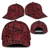 Black Tonga Kilisimasi Fiefia Classic Cap Pacific Patchwork Xmas Vibes LT9 - Polynesian Pride