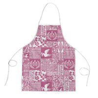 Pink Tonga Kilisimasi Fiefia Apron Pacific Patchwork Xmas Vibes - Polynesian Pride