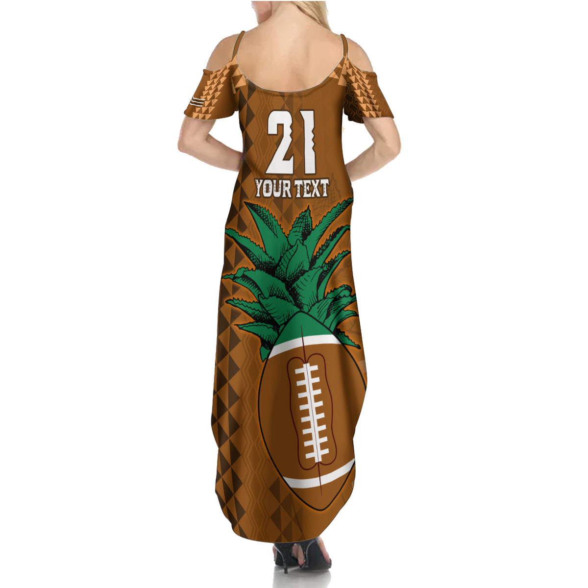Custom Hawaii Honolulu Bowl Family Matching Summer Maxi Dress and Hawaiian Shirt With Kakau Tribal Pattern LT9 - Polynesian Pride