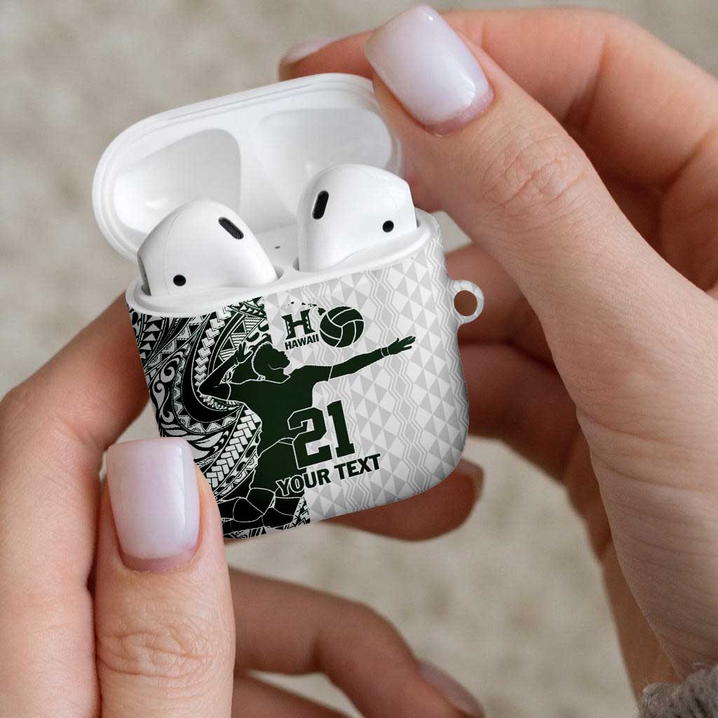 Polynesian Hawaii Volleyball Custom AirPods Case Kakau with Sport Style - Polynesian Pride