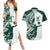 Polynesian Hawaii Volleyball Custom Couples Matching Summer Maxi Dress and Hawaiian Shirt Kakau with Sport Style