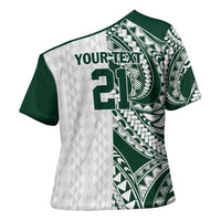 Polynesian Hawaii Volleyball Custom Cross Shoulder Shirt Kakau with Sport Style - Polynesian Pride