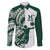 Polynesian Hawaii Volleyball Custom Family Matching Off The Shoulder Long Sleeve Dress and Hawaiian Shirt Kakau with Sport Style