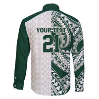 Polynesian Hawaii Volleyball Custom Family Matching Off The Shoulder Long Sleeve Dress and Hawaiian Shirt Kakau with Sport Style