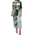 Polynesian Hawaii Volleyball Custom Family Matching Puletasi and Hawaiian Shirt Kakau with Sport Style