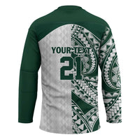 Polynesian Hawaii Volleyball Custom Hockey Jersey Kakau with Sport Style - Polynesian Pride