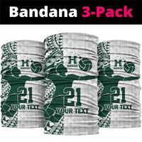 Polynesian Hawaii Volleyball Custom Neck Gaiter Kakau with Sport Style - Polynesian Pride