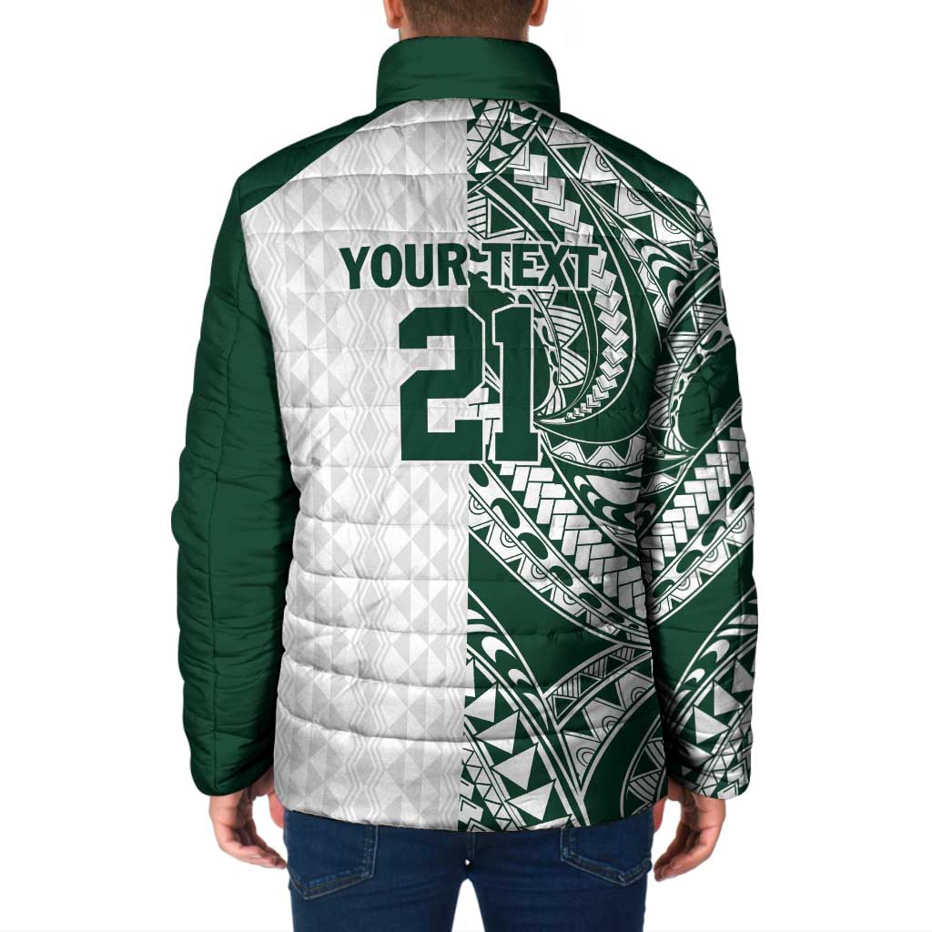 Polynesian Hawaii Volleyball Custom Padded Jacket Kakau with Sport Style LT9 - Polynesian Pride