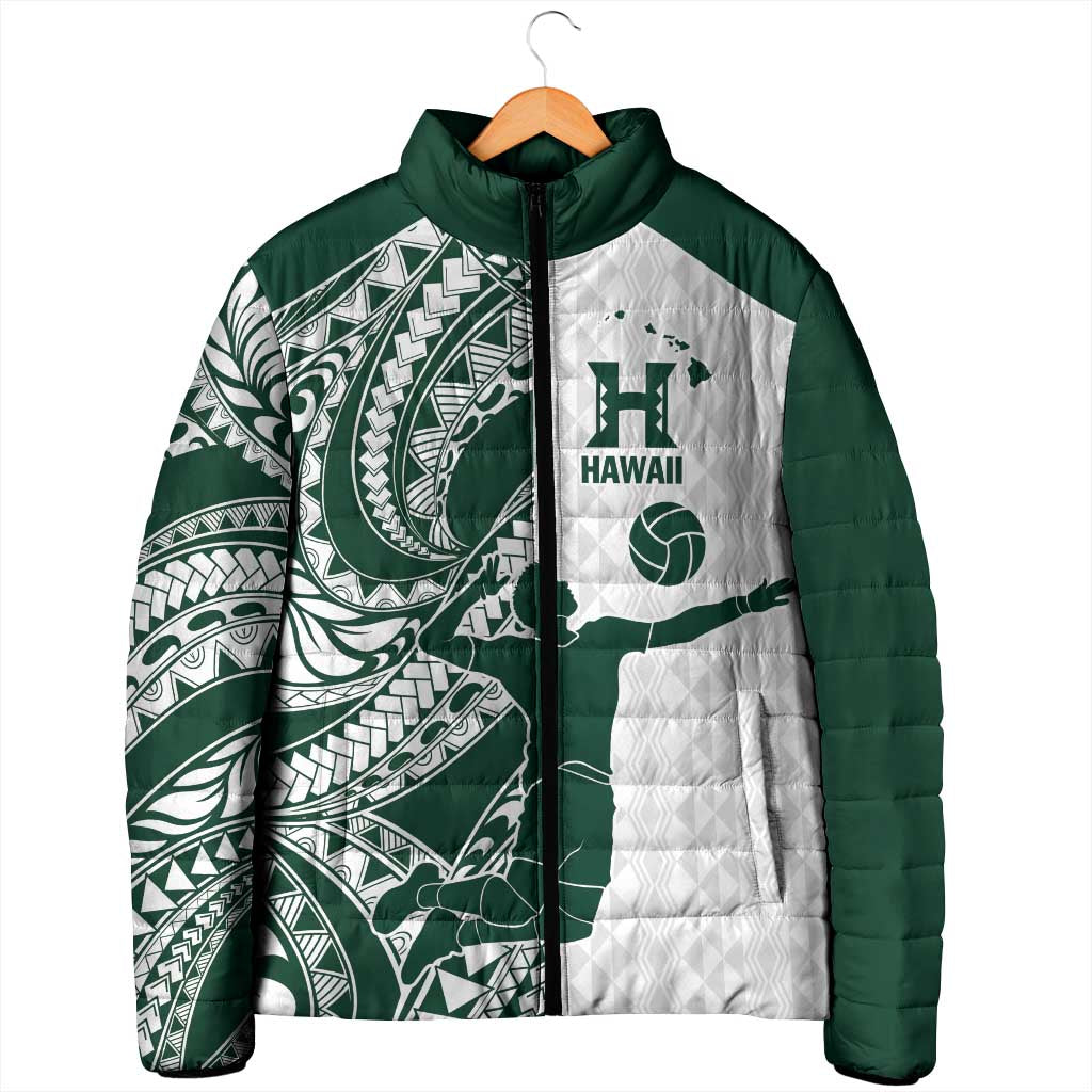 Polynesian Hawaii Volleyball Custom Padded Jacket Kakau with Sport Style LT9 - Polynesian Pride