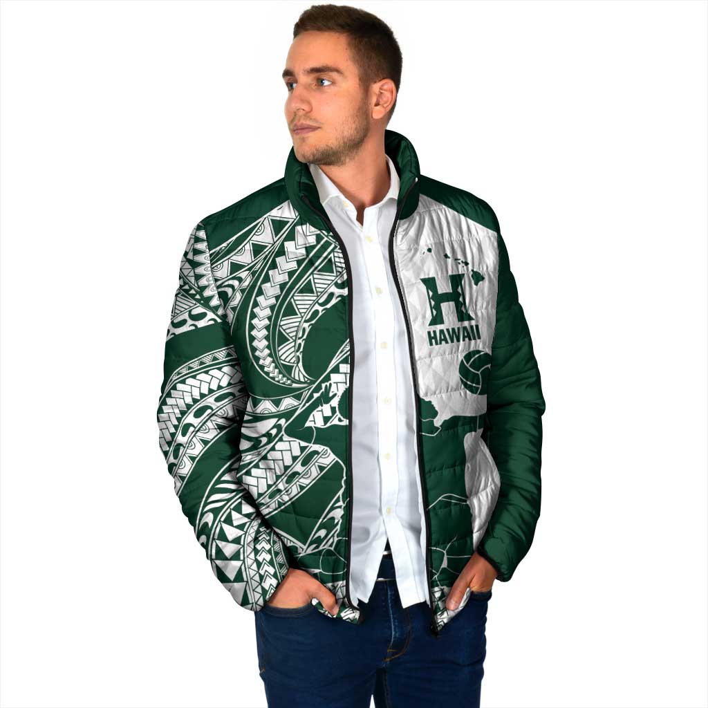 Polynesian Hawaii Volleyball Custom Padded Jacket Kakau with Sport Style LT9 - Polynesian Pride